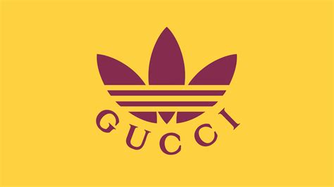 Adidas x Gucci logos